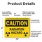 Signmission Radiation & Laser Sign, 7 in H x 10 in W, Plastic, Rectangle OS-2PACK-CS-P-710-L-19223 - alternate 2